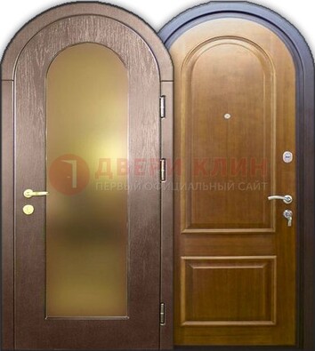 Металлическая арочная дверь ДА-12 в банк в Тамбове