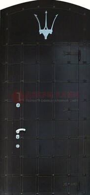 Металлическая арочная дверь ДА-22 высокого качества в Омске
