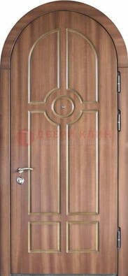 Арочная дверь с отделкой массивом ДА-35 