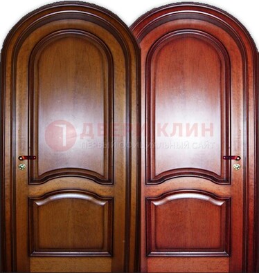 Входная арочная дверь МДФ внутри ДА-5 для сельского дома в Домодедово