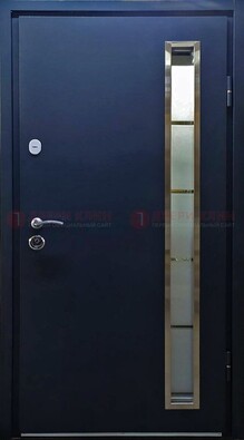 Металлическая дверь с порошковым покрытием и МДФ Белый дуб ДП-219 в Домодедово