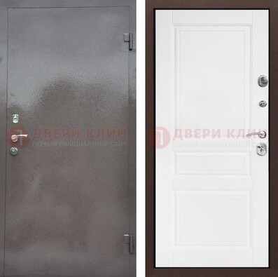 Входная стальная дверь с порошковым окрасом и МДФ внутри ДП-311 в Домодедово