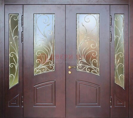 Парадная дверь ДПР-58 с остеклением в Домодедово