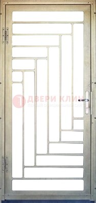 Железная решетчатая дверь с узором ДР-41 в Домодедово