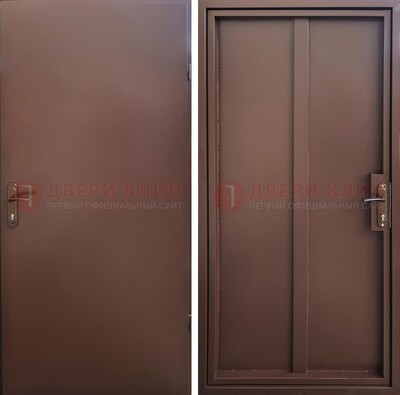 Техническая дверь с порошковым покрытием медный антик с двух сторон ДП-253 в Домодедово