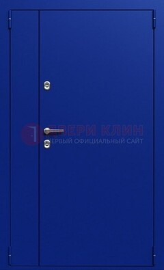 Синяя тамбурная дверь ДТМ-23 в Черноголовке