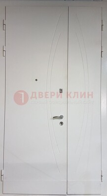 Белая тамбурная дверь ДТМ-31 в Домодедово