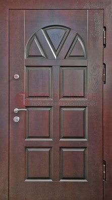 Уличная стальная дверь с виноритом ДВТ-166 в Домодедово