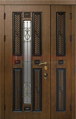 Полуторная входная дверь с виноритом ДВТ-169 в Курске