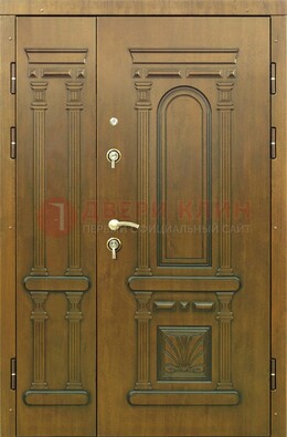 Полуторная железная дверь с виноритом ДВТ-174 в Домодедово
