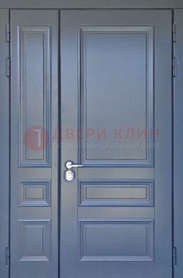 Темно-серая железная дверь с виноритом ДВТ-242 в Домодедово