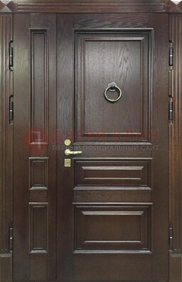 Полуторная металлическая дверь с виноритом ДВТ-253 в Домодедово