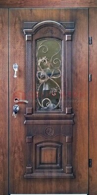 Входная дверь Дверь с виноритом снаружи и МДФ внутри ДВТ-73 в Домодедово