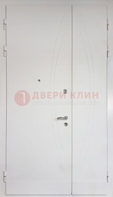 Современная полуторная стальная дверь с МДФ панелью ПЛ-25 в Домодедово